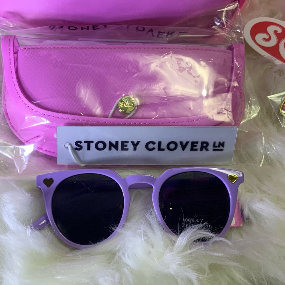 Stoney Clover Lane cat eye Sunglasses ~ Purple